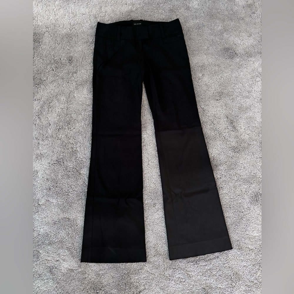 The Limited Classic Black Flare Pants